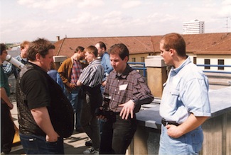 Anregende Gespräche bei der Regionaltagung 1998.